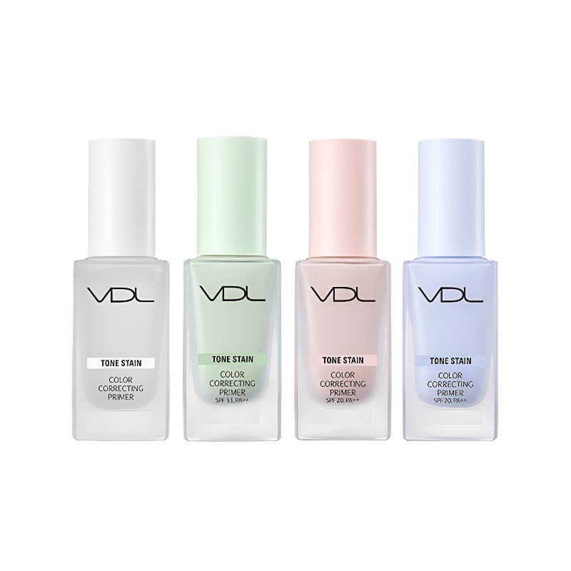 トーンステイン カラーコレクティングプライマー 4色ミニセット（13ml×4本）透明感アップ＆肌色