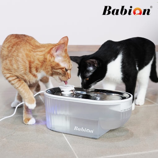【韓国公式/正規品】バビオン 犬 猫 静音浄水器 エコ ステンレス 給水器 随伴 水器 RWF-C3