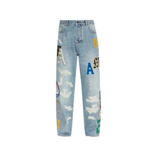 AMIRI Men Denim Pants AMBMJE1020 INDIG BLUE