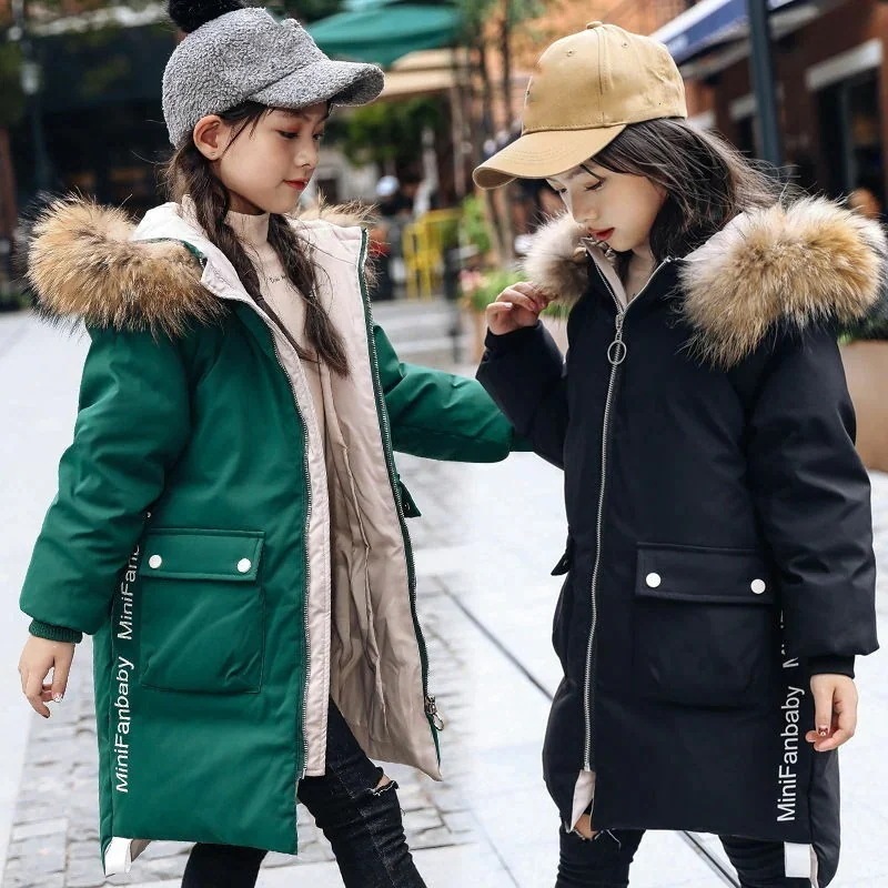 中綿コート コート 女の子 厚手 アウター キッズ ジュニア ロングコート フード付き 暖かい 通1