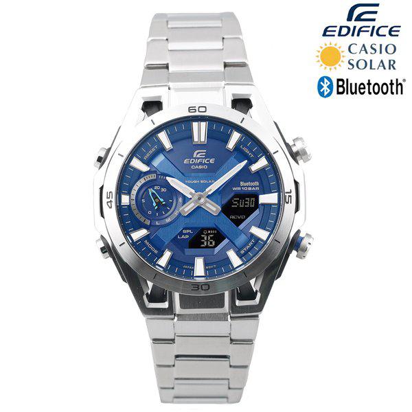 エディフィス SOSPENSIONE Bluetooth 太陽光充電 ソーラー腕時計 ECB-2300D-2A 公式輸入品