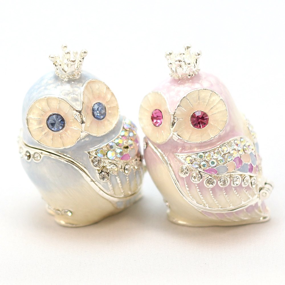 フクロウセットフクロウフェアリーブルー(ex516-1) & フクロウ スノーラベンダー(ex516-3) 【ピィアース直営ショップ】