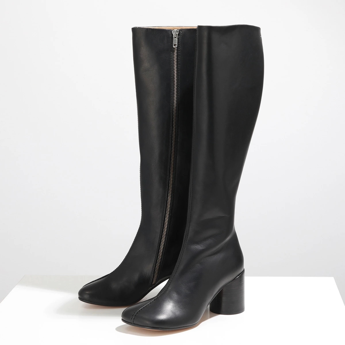 MM6 エムエムシックス メゾンマルジェラ ロングブーツ Stitch-out S59WW0110 P5000 レディース ニーハイブーツ レザー シューズ 靴 T8013