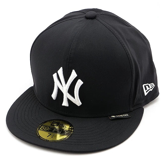 New eraキャップ ゴアテックス ニューヨークヤンキース [13516112] GORE-TEX 59FIFTY メンズレディース 帽子 黒 ブラック系