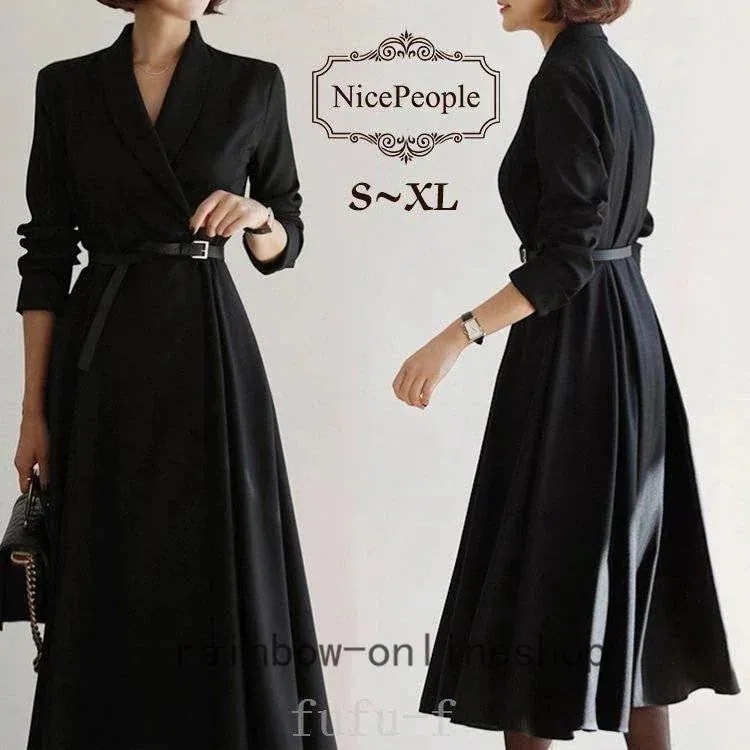 ワンピースロング丈バックル付き卒業式レディース服母入学式卒園式ママ入園式ママコーデお宮参り親フォーマアウターその他 アウター