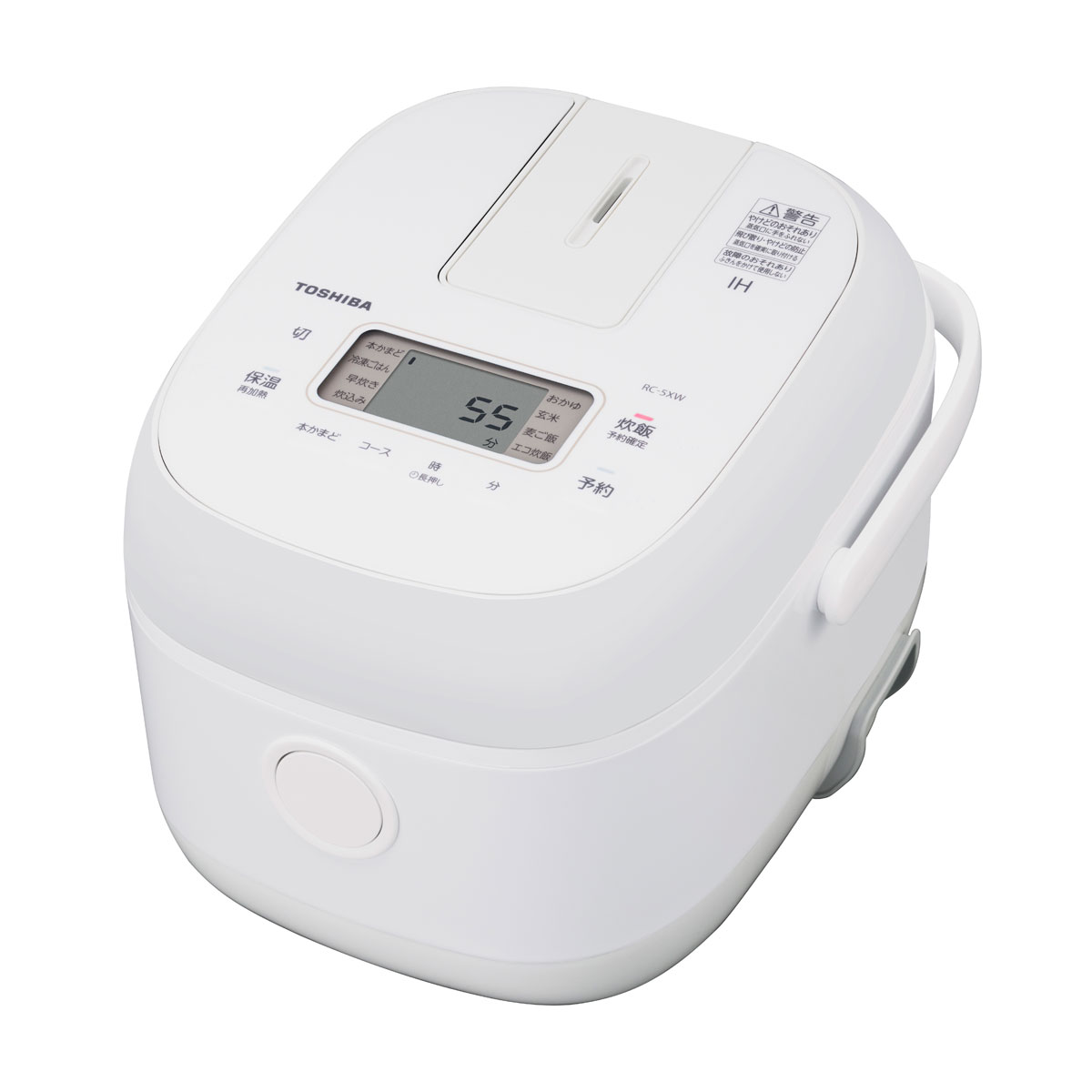 東芝 RC-5XW-W IHジャー炊飯器（3合炊き） ホワイト RC5XWW
