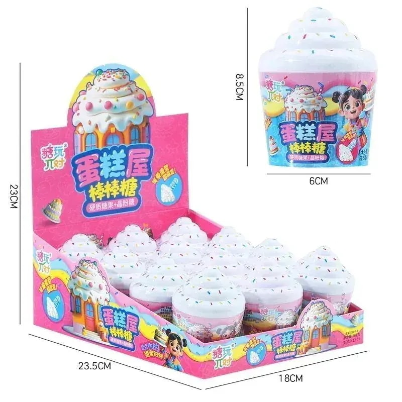 ケーキ屋ロリポップフルーツ味ハードキャンディー子供おやつおもちゃキャンディー