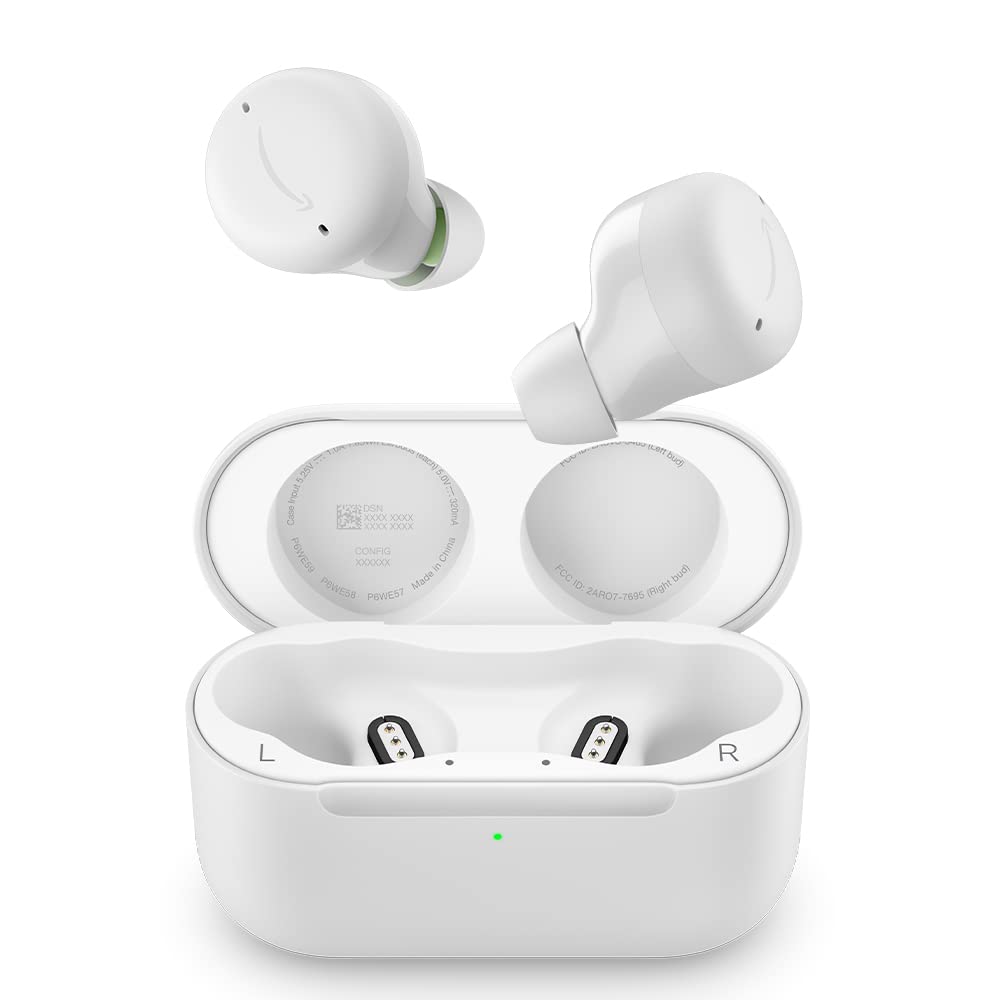 Echo Buds (エコーバッズ) 第2世代 - アクティブ ノイズキャンセリング 付き完全 ワイヤレスイヤホン with Alexaグレーシャーホワイト