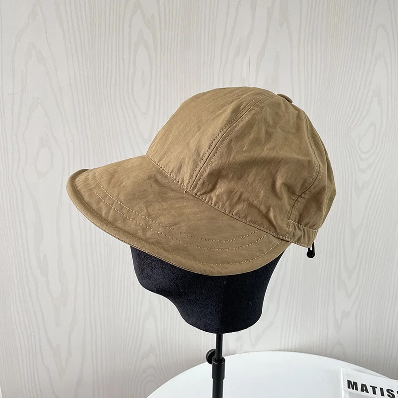 軽くて薄いアヒルの舌の帽子,女性用,ナイロン,速乾性,大きなヘッドバンド,巾着,観光,日焼け止め - 200000297