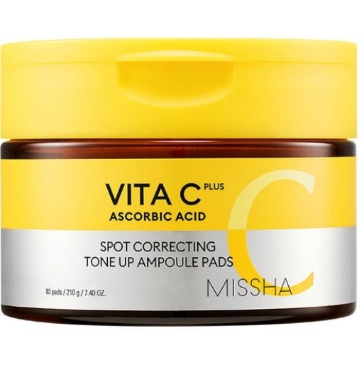 ビタC プラス トーンアップ アンプルパッド 80枚 (鎮静/弾力/保湿/栄養供給/活力/しわ防止)