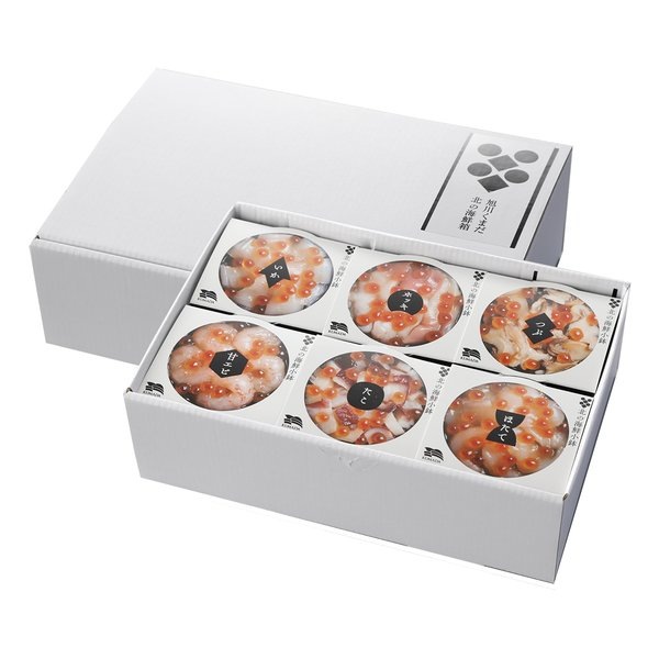 北の海鮮小鉢 6食セット 6種/各1食/6食入り ZOA132063098