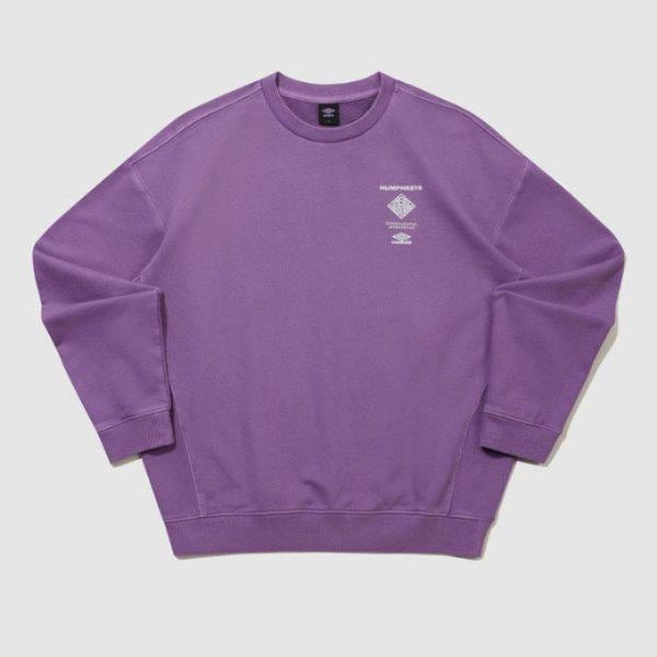 長袖Tシャツ VQA UQ321CFS98-DPU HBL ガーメントダイグラフィック マントゥメン DEWBERRY PURPLE