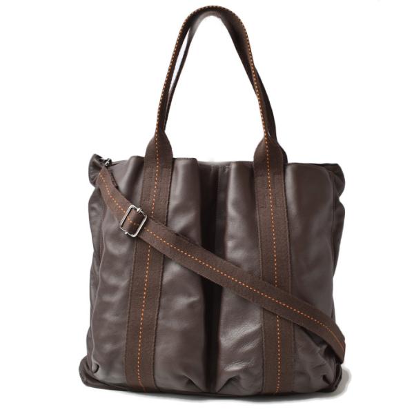 バッグ キャラバンヴェルティカルMM 2wayトートバッグ HERMES レザー ショルダーバッグ