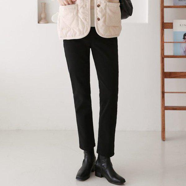 Hスタイル(MIZ)951ピーチ起毛暖かスリムストレートバンディングパンツ 起毛バンディングパンツ スラックス