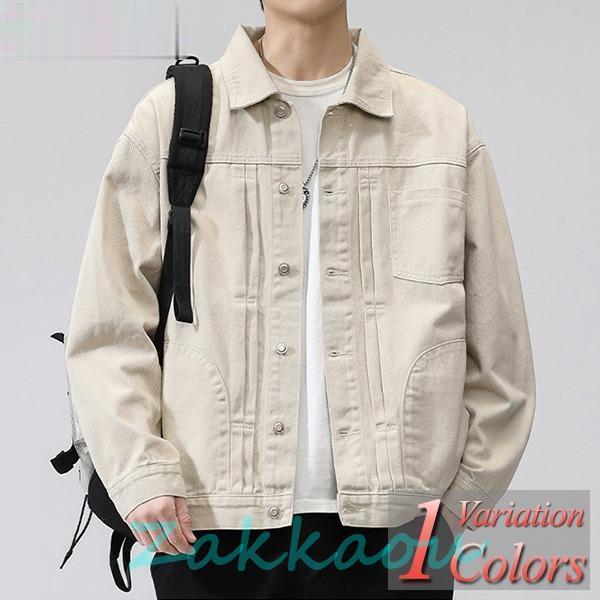 「2024発売」 デニムジャケット メンズ ジージャン 春 秋 冬 Gジャン ジャンパー ブルゾン 大きいサイズ