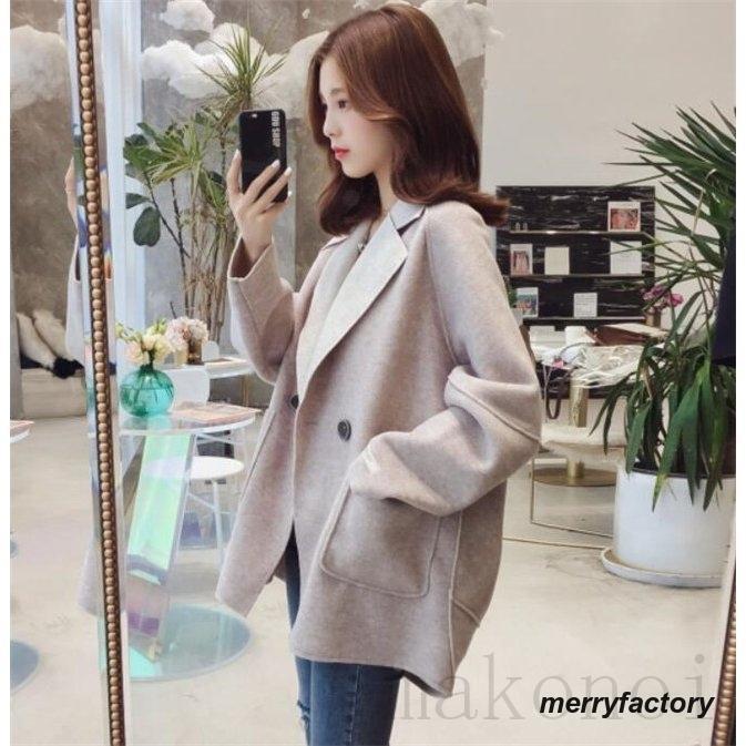 現品~ 2025年新品チェスターコート レディース 洋服 ウール コート ジャケット ドルマンスリーブ アウター オーバーコート 冬 レディースファッション 20代 30代出荷が早い