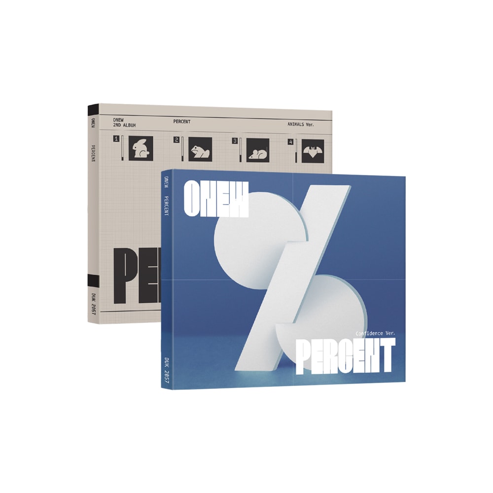 DIGIPACK VER / ONEW - PERCENT / SHINee / アルバム2種セット