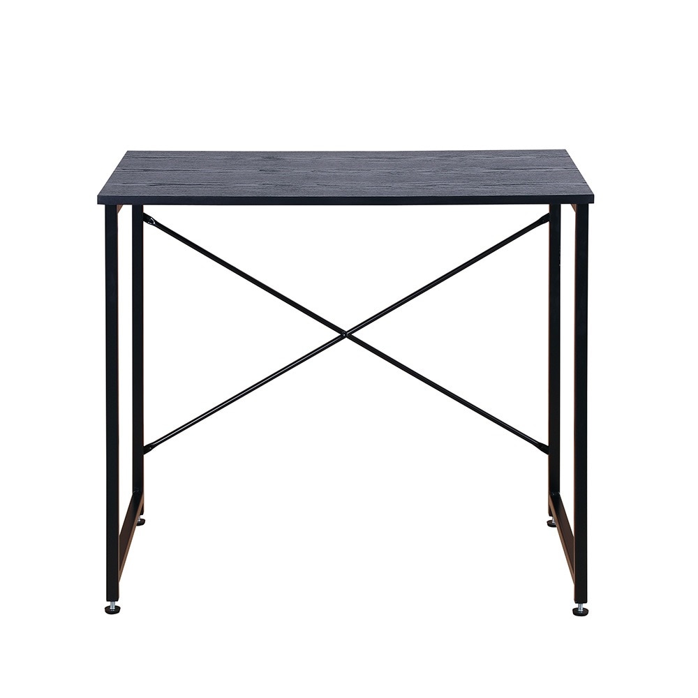 【国内発送】18162set 【WF301556EAAオフィスチェア+パソコンデスク セット】【ブラック】シンプルデスク　簡易デスク 木製　机　ワークデスク