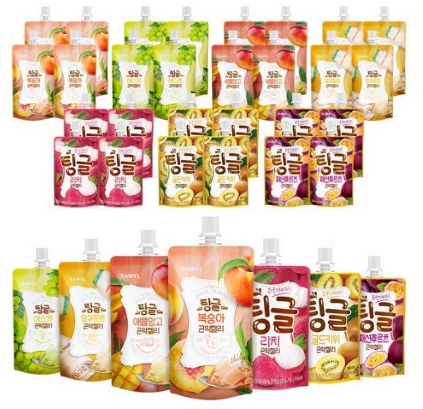 ティングル こんにゃくゼリー 7種 5パック 全35パック 桃 130g 5p+ ヨーグルト 130g 5p+ アップルマンゴー 130g 5p+ マスカット 130g 5p+ リーチ味 80