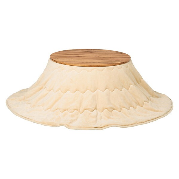 モネ68NAユイUFIV こたつ + うす掛け布団 2点セット ナチュラル/アイボリー メーカー直送