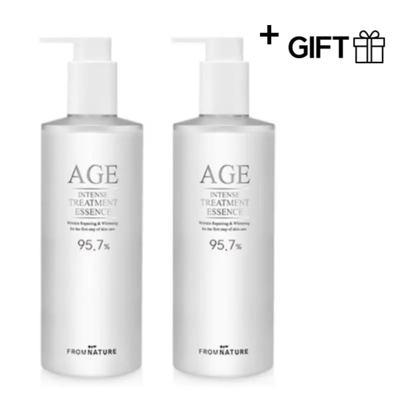 【正規品】【2本セット】 【大容量】 エイジインテンストリートメント エッセンス 340ml+340ml / 化粧水 限定 大容量 スキンケア ガラクトミセス 韓国コスメ 保湿