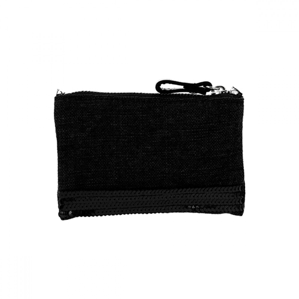 ヴァネッサブルーノ 0PVE31 V42017 999 スパンコールジッパースモールポーチバッグ