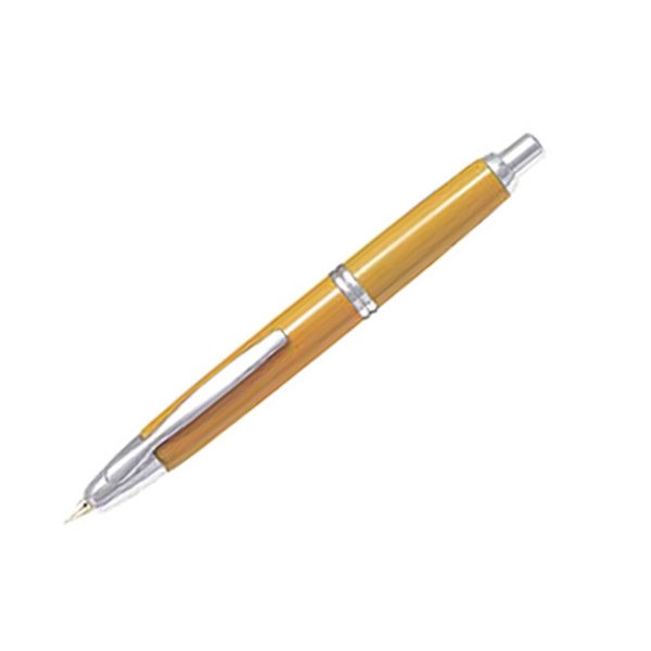 Capless キャップレス 万年筆 ディープイエロー