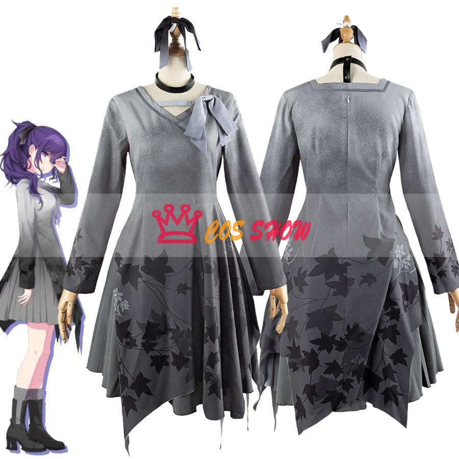 人気商品N0.1 プロジェクトセカイ プロセカ 25時ナイトコードで 朝比奈 まふゆ コスプレ衣装 cosplay 仮装 ウィッグ能 イベント クリスマス ステージ 文化祭 学園祭