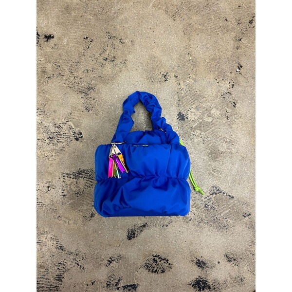 cheek pokkori kincyaku 2way tote C24007-73 ブルー 2WAYトートバッグ