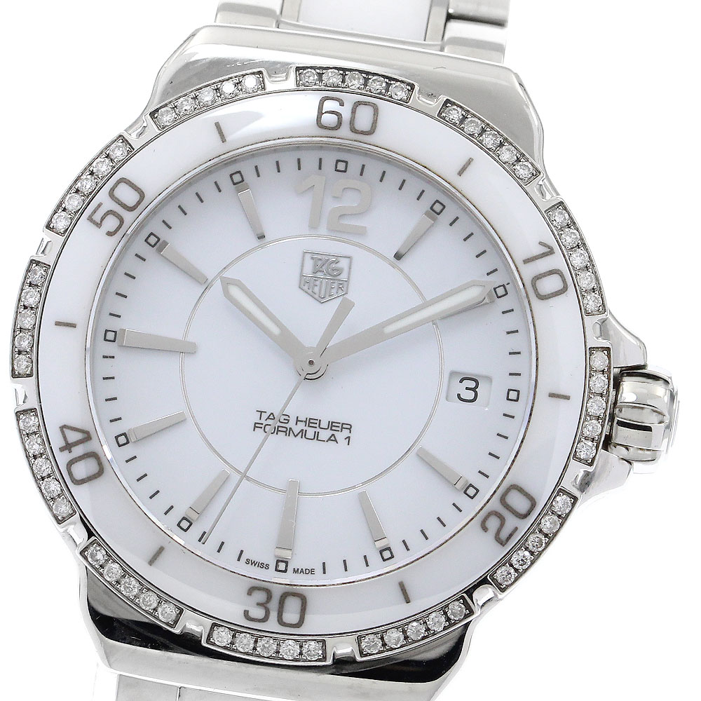 タグホイヤー TAG HEUER WAH1213 フォーミュラ1 ダイヤベゼル クォーツ レディース _896359【中古】