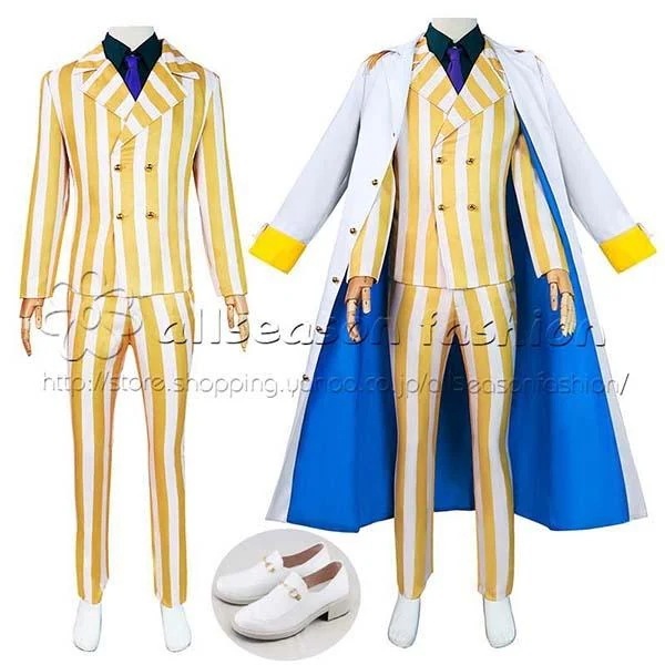 海賊王 ONE PIECE（ワンピース） 海軍三大将 黄猿 ボルサリーノ コスプレ衣装 和服 cosplay ハロウィン仮装 男女兼用
