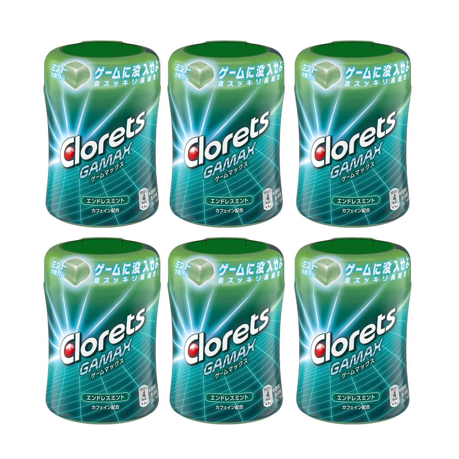 モンデリーズ クロレッツ ゲームマックス エンドレスミントミニボトル 86g×6個