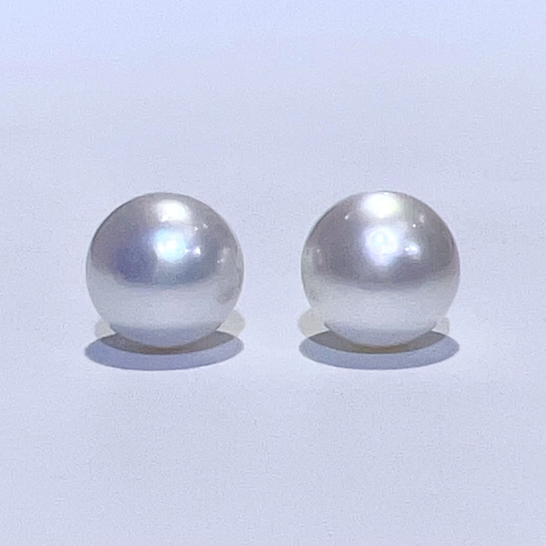 Pt900 天然 白蝶 南洋 パール ピアス 11.1mm 4.2g 本真珠 ホワイト レディース アクセサリー 新品 3 aua41820070515