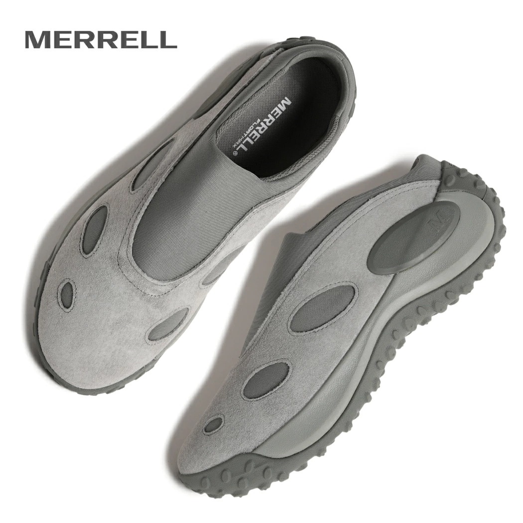 MERRELL メレル M JUNGLE TREK MULE メンズ ジャングル トレック ミュール サンダル スニーカー RIDGEWAY ( グレー 灰色 スエード JUNGLE MOC 脱ぎやす