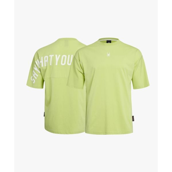 X SWUWS 共用バックロゴプリンティングTシャツ SPHFCNRS342ULIM 660090