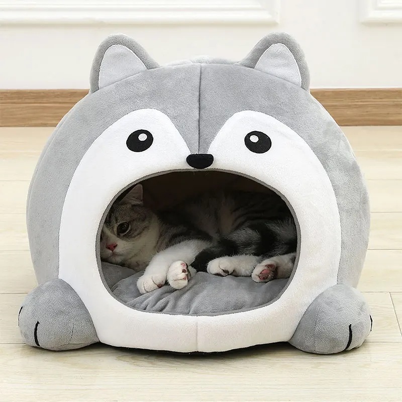 非常に柔らかい猫のベッド,ペットのバスケット,小さな犬のラウンジャー,子猫のクッション,子犬のマット,テントベッド,用品