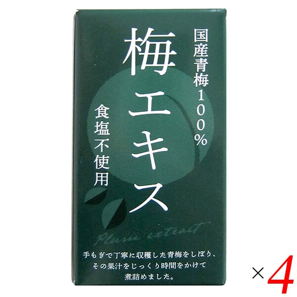 特別栽培梅エキス 王隠堂 65g 4個セット