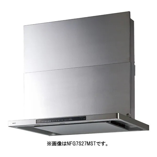 NFG9S27MST ステンレス Curara touch(クララ タッチ) レンジフード (スリム型ノンフィルター・シロッコファン・幅90cm・コンロ連動)