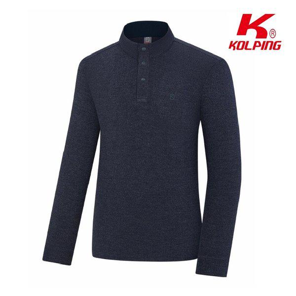 冬の男性用暖かく着心地の良いジップアップTシャツ