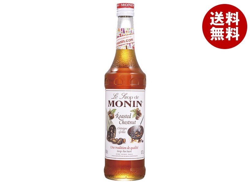 日仏貿易 モナン ローステッドチェスナッツ(焼栗)・シロップ 700ml瓶×6本入×(2ケース)