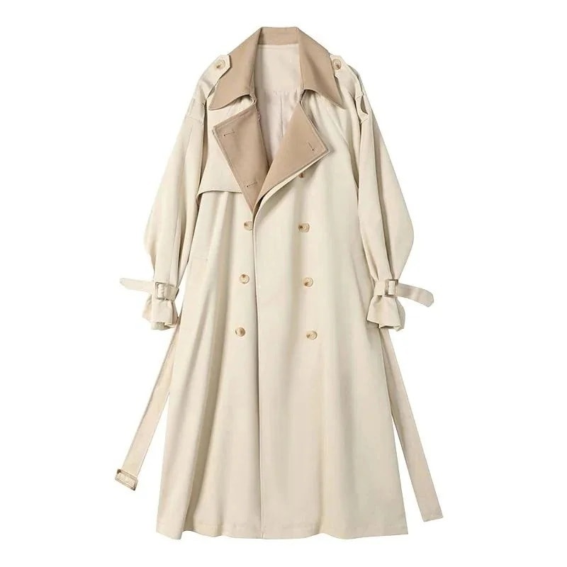 レディース アウター 着痩せ ロングコート トップス スリミング ロング丈 気質 トレンチコート 高級感 ジャケット 日系 ロングコート アウター 秋冬