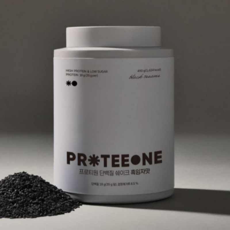 プロテインシェイク 大容量 490g 黒ごま味 1通