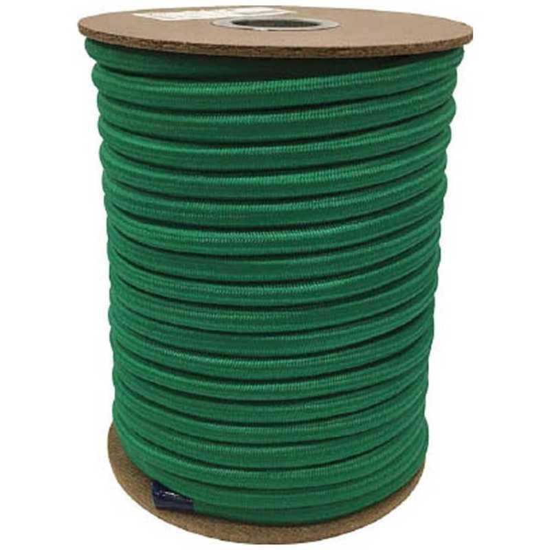 ユタカメイク　ユタカ ゴム タイトゴムロープボビン巻 9φ×30m グリーン　RT-39
