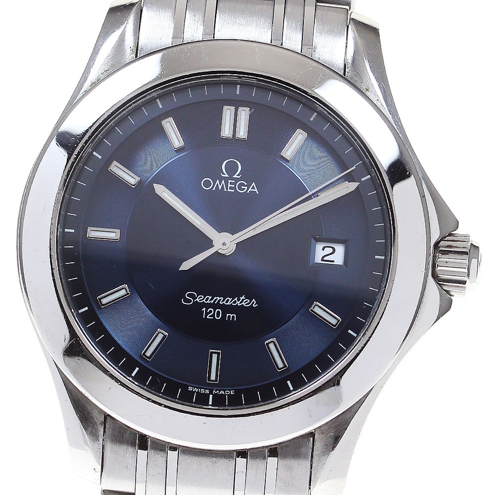 オメガ OMEGA 2511.82 シーマスター120 デイト クォーツ メンズ _848697【中古】