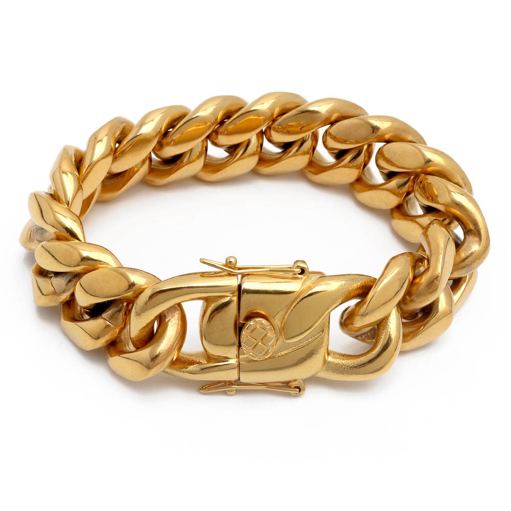 316L喜平ブレスレット18K 22mm [b186-22mm] 7,524円