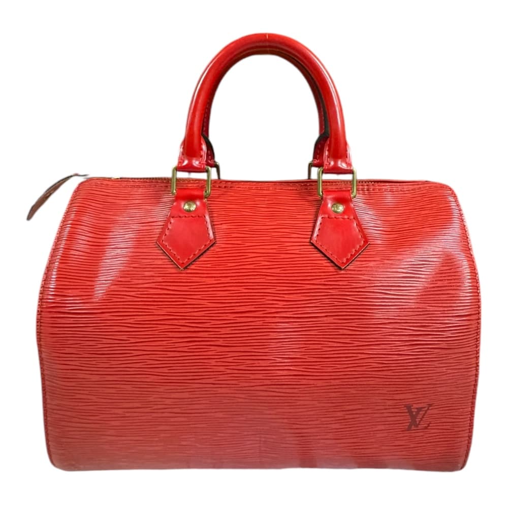 ルイヴィトン スピーディ25 エピ ハンドバッグ M43017 レッド LOUIS VUITTON 中古