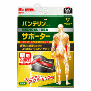 送料無料 興和 バンテリンコーワサポーター 腰用 しっかり加圧タイプ 大きめ(胴囲：80cm～100cm) 男女兼用