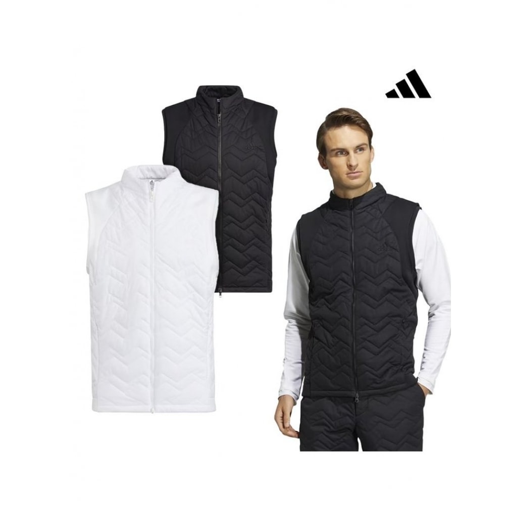 アディダスメンズキルトパターン軽量パッド入りベスト_HM7622/HM7624