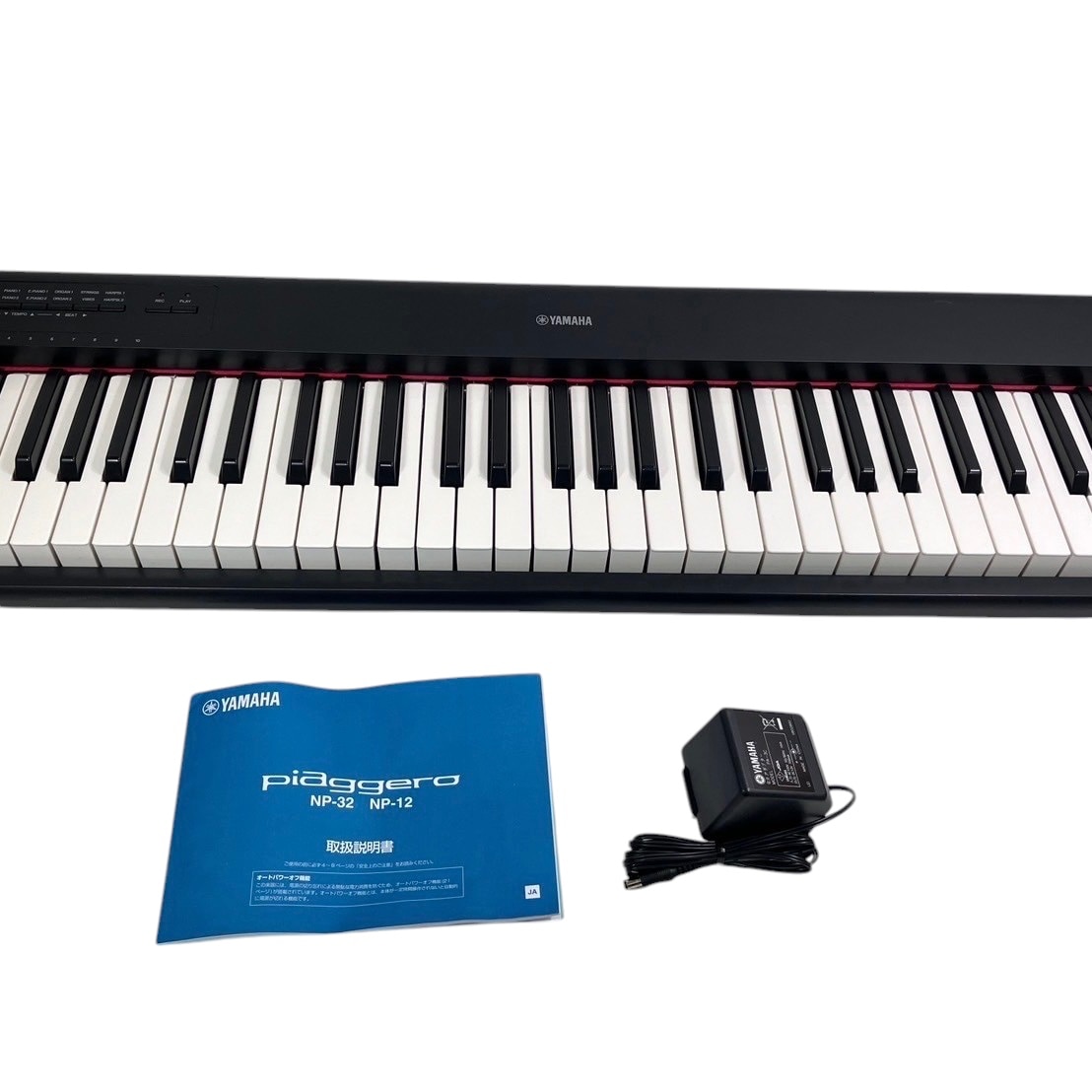 【展示品】電子キーボード NP-12B ブラック 61鍵盤 軽量モデル タッチレスポンス搭載 18,975円