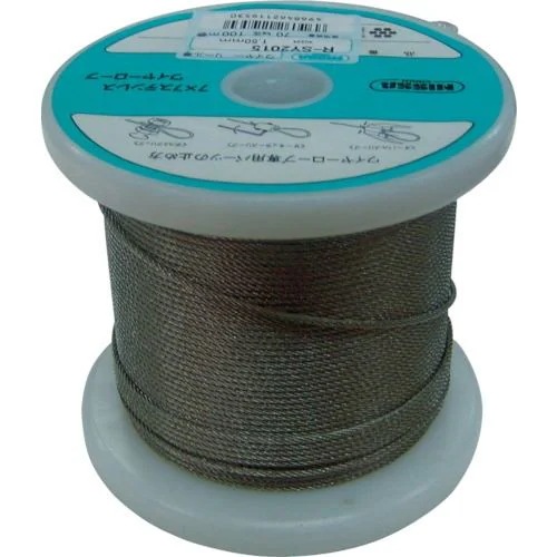 【メーカー直送品】ニッサチェイン ステンレスワイヤーロープ 1.0mm×150m TSY-10-150